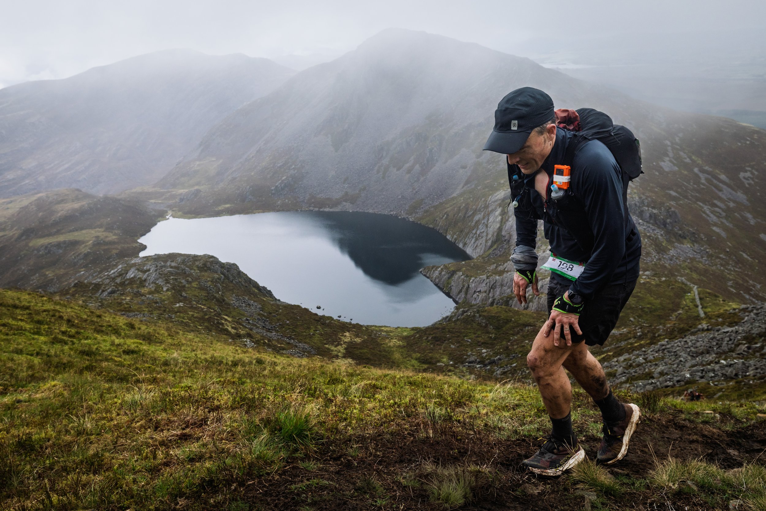 Andy Nunn running in the mountains